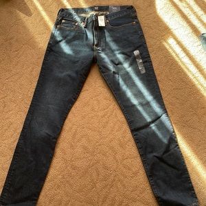 Gap Mens dark wash skinny jeans size 32x32